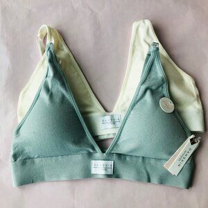 Danskin   Wireless Bras,  Back Closure 2-Pack Size : L New w Tags